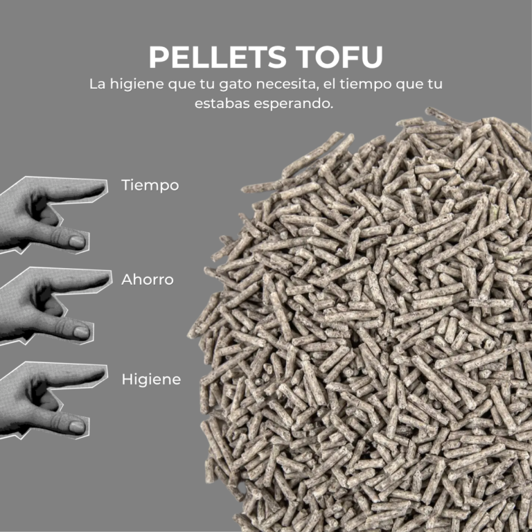Pellets tofu para animales